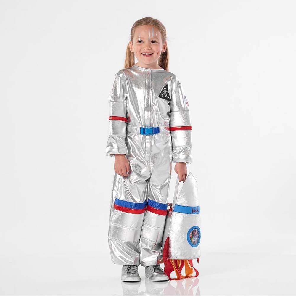 NWT Pottery Barn Kids Light-Up Astronaut Halloween Costume
